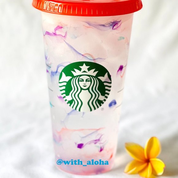 🌹SALE🌹 🌈NEW ✨Starbucks 2021 Color Changing Reusable Cup - Picture 8 of 8